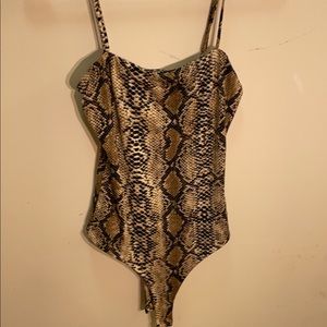 snakeskin body suit from windsor